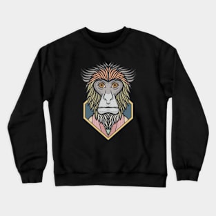 De Brazza's Monkey Crewneck Sweatshirt